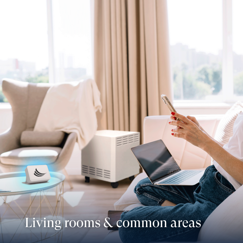 EnviroKlenz SMART Science™ in living rooms and common areas