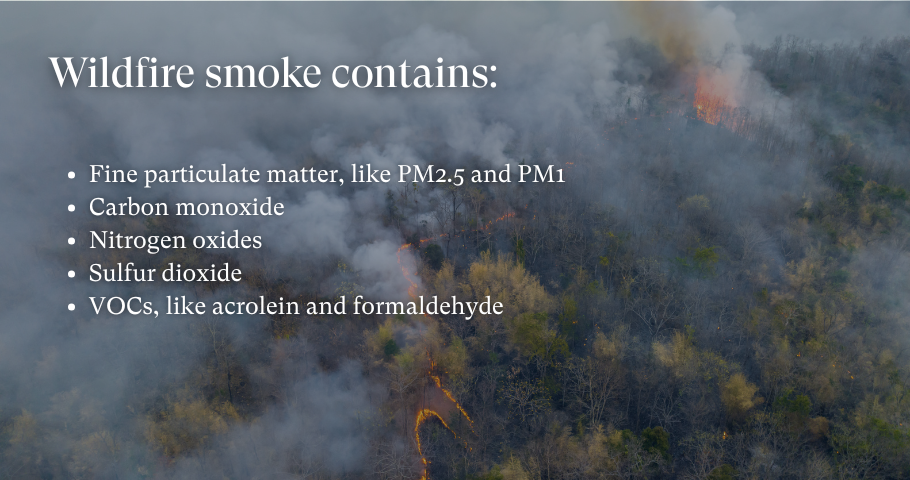 what wildfire aqi doesn't show you - harmful pollutants found in wildfire smoke