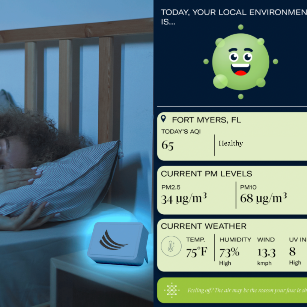 With EnviroKlenz SMART Mount, access unbiased data on your home health through real-time monitoring
